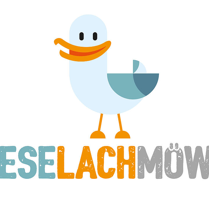 Das Logo des Projektes „LeseLachmöwe”.